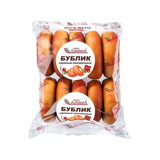 Бублик Завод Алешина сдобный клюквенный 460 г