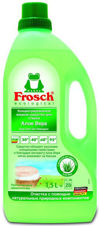 Frosch Средство для стирки белья Алое-вера 1500 мл