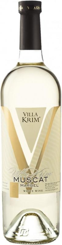 Вино Villa Krim Muscat Marbel бел.п/сл., 9-12% 0,75/12