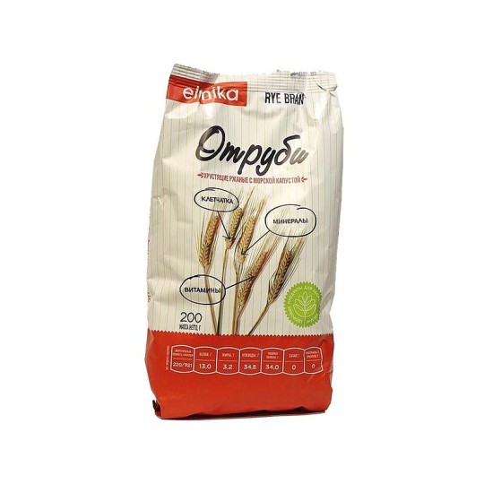 Отруби ржаные Elmika с морской капустой, 200 гр  