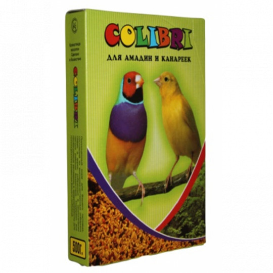 Корм Colibri для амадин и канареек 500 г