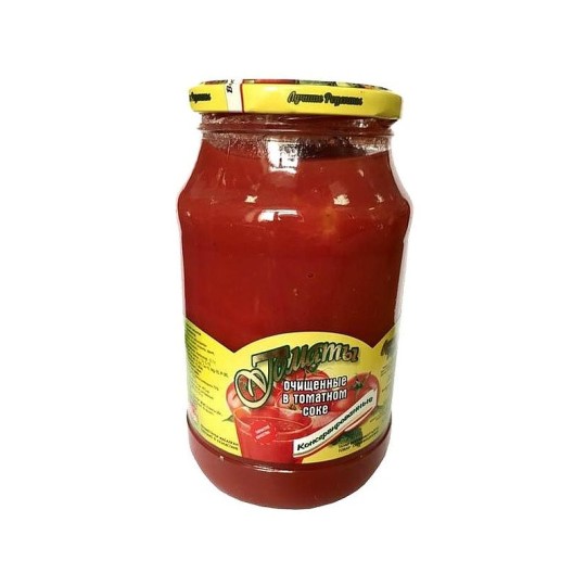 Лучшие рецепты Томаты очищенные в томатном соке, ст/б 0,95 л.