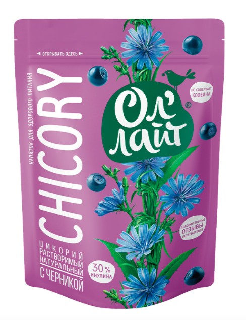 ЦИКОРИЙ ОЛ ЛАЙТ ЧЕРНИКА 100Г