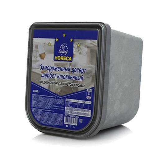 1,5кг Шербет клюквенный HORECA SELECT