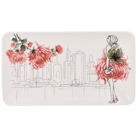 САЛАТНИК LEFARD ПРЯМОУГ BLOSSOM 165-513 30,5X17 СМ