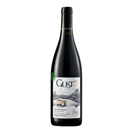 Вино красное Gusto Levokumskiy сухое 12% 0,75 л