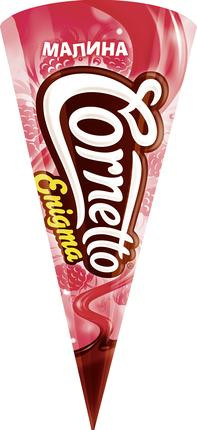 Мороженое CORNETTO рожок малина, 82 г