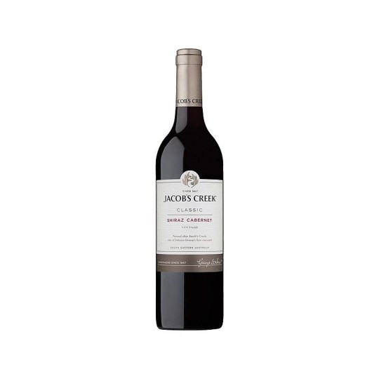 Вино красное Jacobs Creek Classic Shiraz Cabernet полусухое 0,75 л (Австралия)