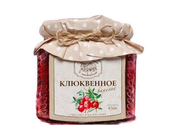 ВАРЕНЬЕ ДОМАШНЕЕ С ЛЮБОВЬЮ КЛЮКВА 450Г