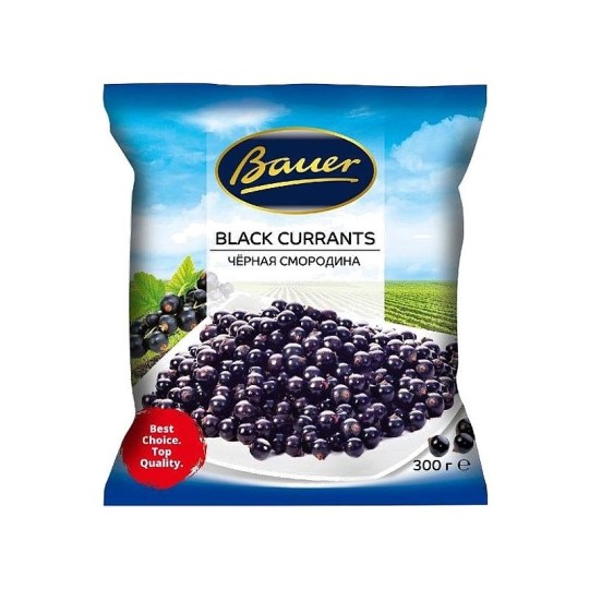 Bauer|Черная смородина замороженная, 300 гр