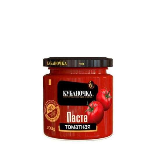 ПАСТА ТОМАТНАЯ КУБАНОЧКА 200ГР СТ/Б