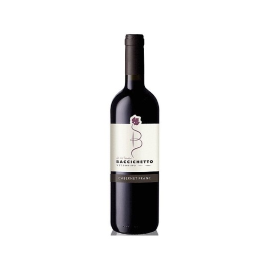 ВИНО BACCICHETTO VITTORINO CABERNET FRANC DOC FRIULI 2020 12.5% 0.75Л
