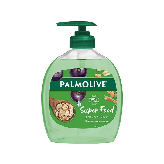 Palmolive Super Food Ягоды Асаи и Овес жидкое мыло для рук, 300 мл