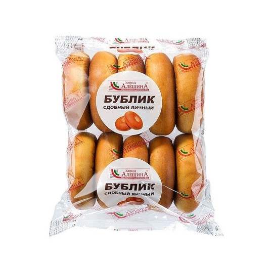 Бублик "Завод АлешинА" сдобный яичный, 460 гр