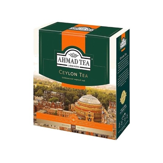 AHMAD TEA| чай черный "CEYLON" 100 пакетиков