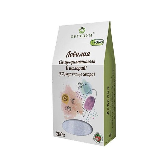 Ловилия Оргтиум сахарозаменитель 200 г