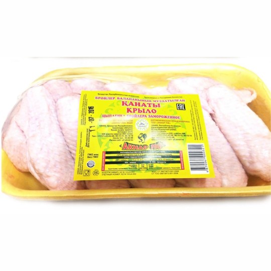 Крыло цыпленка-бройлера Акнар заморозка подложка, кг.