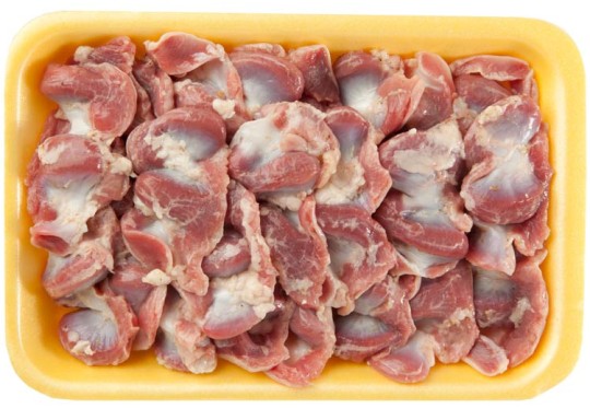 Желудки куриные Алель охлажденные на подложке вес