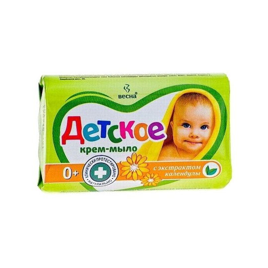 Крем-мыло детское Весна с экстрактом календулы 90 г