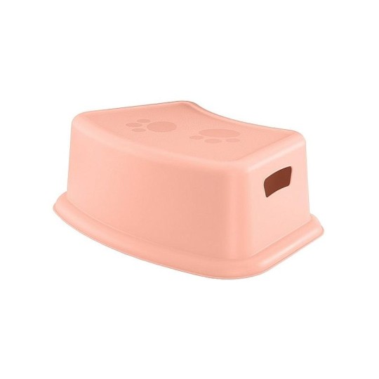 Подставка детская "БЫТПЛАСТ"  светло-розовый 375х250х130