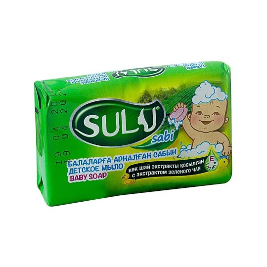 Мыло детское Sulu с экстрактом зеленого чай 90 г