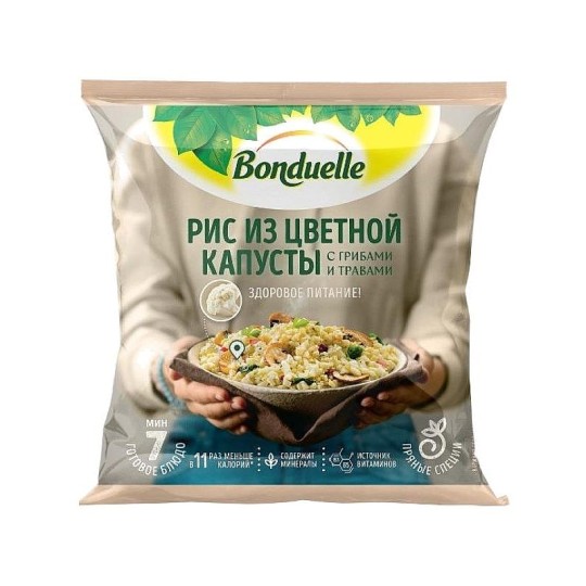  BONDUELLE |Рис из цветной капусты с грибами и травами 400 гр