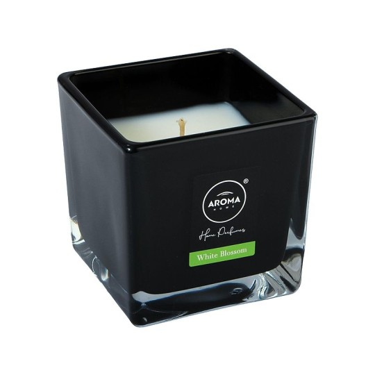 СВЕЧА АРОМАТИЧЕСКАЯ AROMA HOME CANDLE ЗАПАХ WHITE BLOSSOM