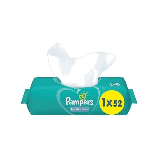 Детские влажные салфетки Pampers Fresh Clean 52 шт.