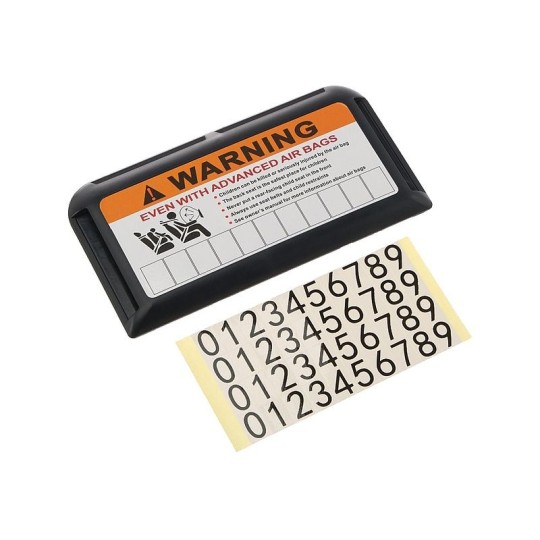 ВИЗИТНИЦА НА КОЗЫРЕК С НОМЕРОМ СОТОВОГО ТЕЛЕФОНА ЧЕРНЫЙ 5099287