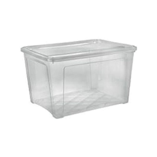 "ARO" Прозрачная коробка с крышкой 145 л