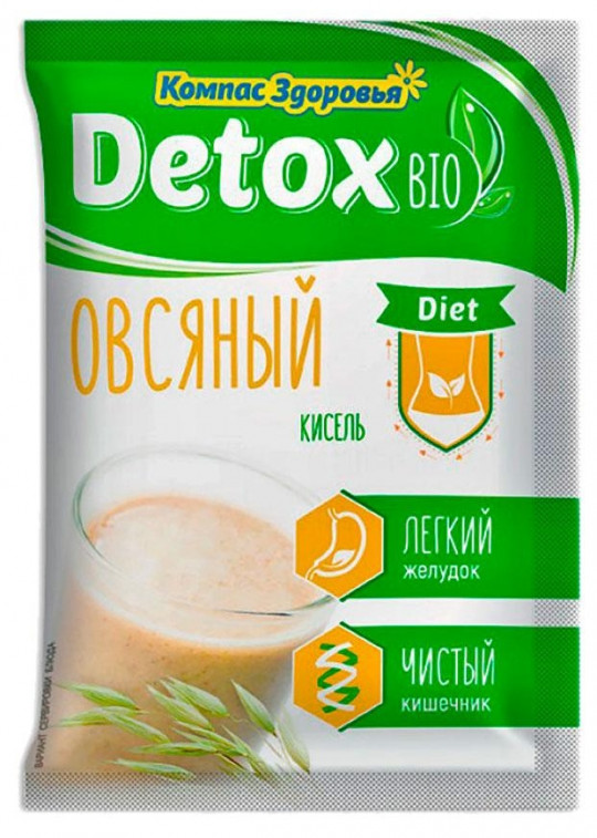  Кисель Detox bio Diet овсяный "Компас здоровья" 25 гр