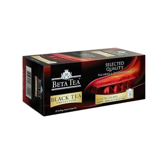BETA TEA| чай черный "SELECTED QUALITY" 25 пкетиков 