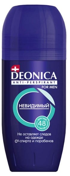 Антиперспирант DEONICA для мужчин невидимый ролик 50 мл