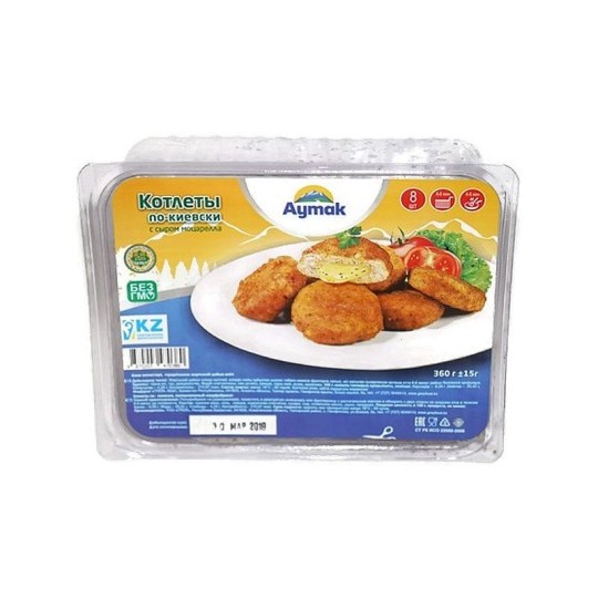 Котлеты по-киевски Amyak с сыром моцарелла замороженные 360 г