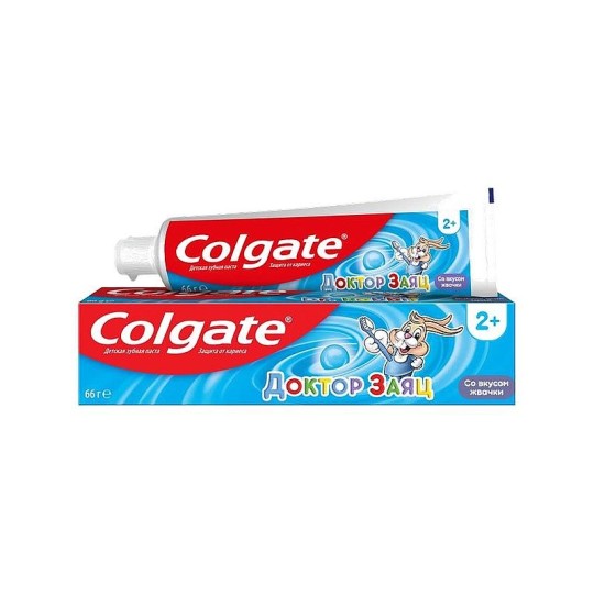 Colgate Доктор Заяц вкус Жвачки детская зубная паста, 50 мл