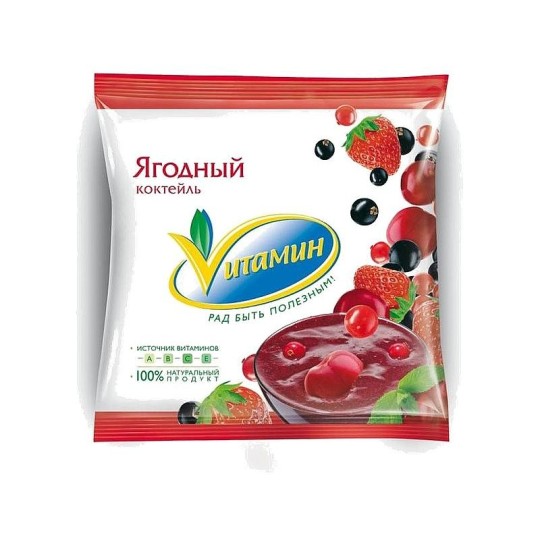 Ягодный коктейль Vитамин 20*300 гр
