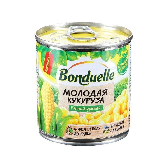Кукуруза Bonduelle Молодая 212 мл.