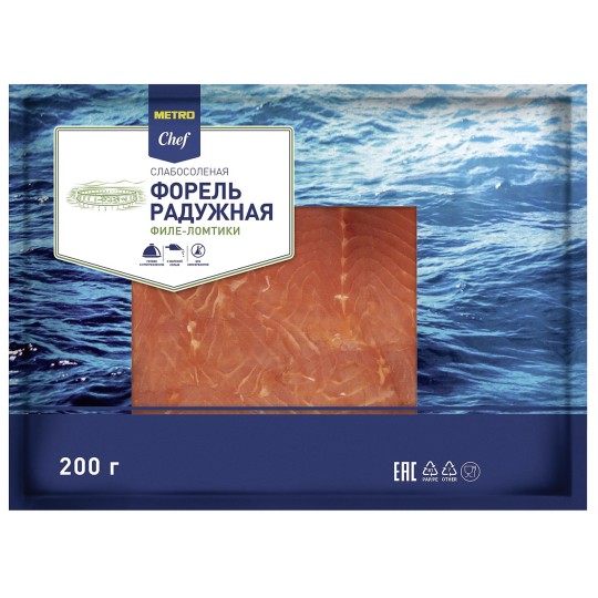 200Г ФОРЕЛЬ РАДУЖ METRO CHEF