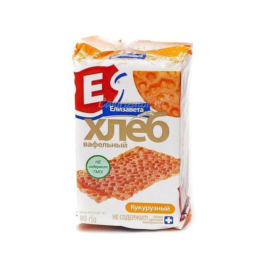 Елизавета Вафельный хлеб Кукурузный 80 гр