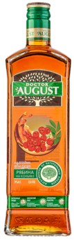 Настойка Doctor August рябина на коньяке 0,5 л