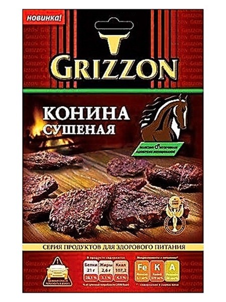 36Г Сушеная конина GRIZZON