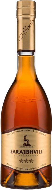 Sarajishvilli Коньяк грузинский выдержка не менее 3 лет 40% 0,7 л./6