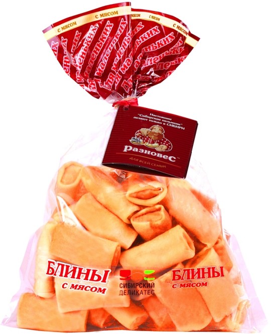 840Г Блинчики Разновес с мясом Для маленьких