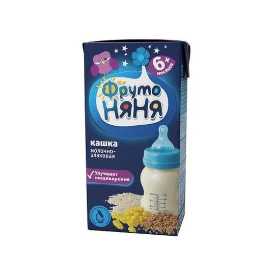  Кашка Фрутоняня молочно-злаковая, 250 гр., с 6 месяцев