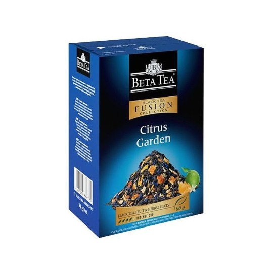 BETA TEA| чай черный цитрусовый сад микс "FUSION"100г
