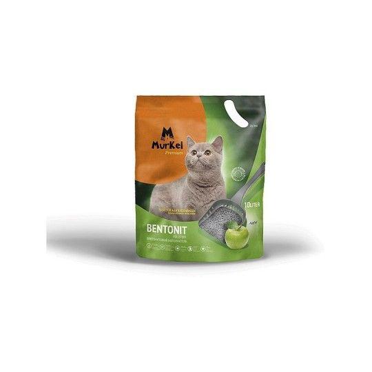 НАПОЛНИТЕЛЬ MURKEL Д/КОШ ТУАЛ КОМК БЕНТОНИТ ЯБЛ 8КГ
