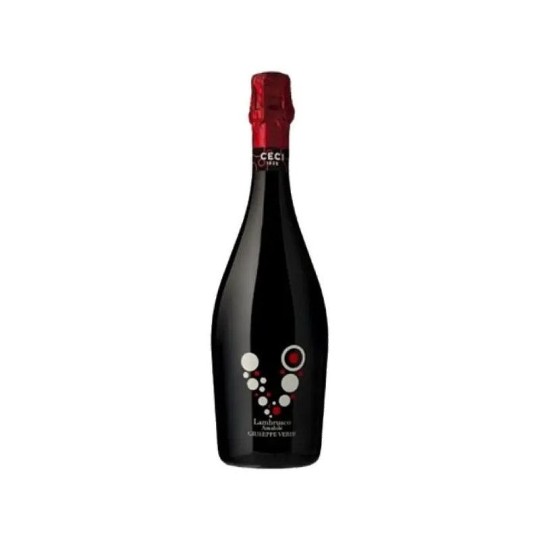 Вино итальянское красное игристое Lambrusco Amabile Giuseppe Verdi Ceci 750мл