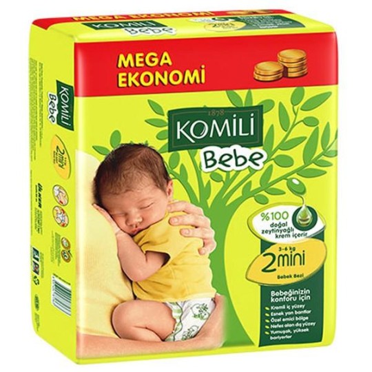 TWIN KOMILI BEBE №2 MINI/3-6 KG ПОДГУЗНИКИ 42 PCS