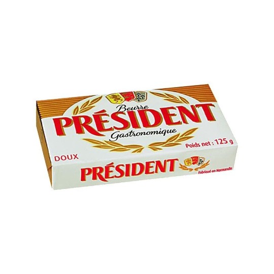 Масло President 82% 125гр