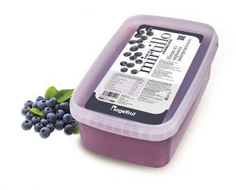 "Rogelfruit" Пюре из черники  (Италия) 1 кг пластик / Blueberry Puree "Rogelfruit" (Italy), 1 kg, PET